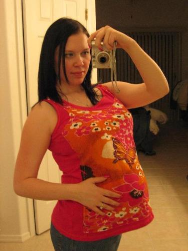 Me at 26 weeks  - My favorite pic of me pregnant.