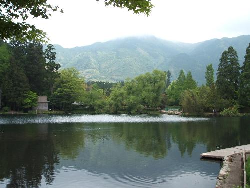japan - a lake in kyosho, japan