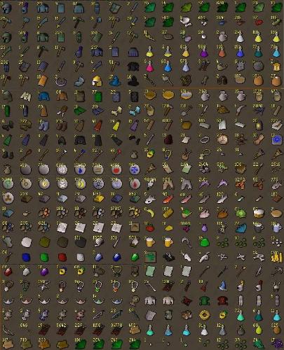 My Runescape Bank - If you would like to see more of my bank, you can visit http://www.loveposture.com/1  Support Runescape!
