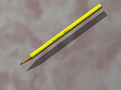 pencil - a traditional tool used for writing letters or words and also in drawing a certain object or picture.