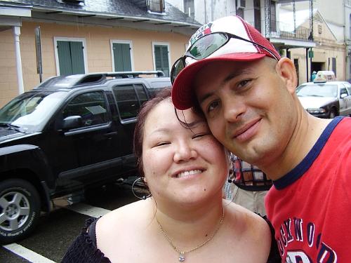 Me and my fiance - This is me and my fiance in New Orleans we had a lot of fun on this trip!
