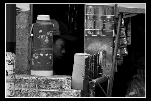 Convenience store - Tea? Coffee? or Energy drink?
