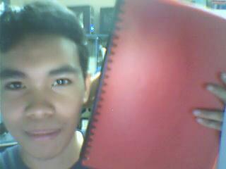 Me and my Red folder - Im so cute..