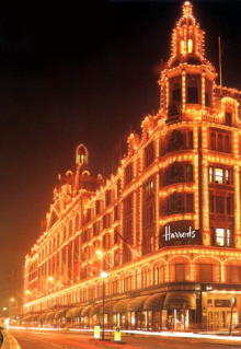 london - harrods department store