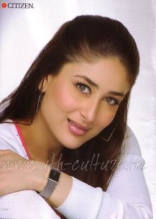 watch  - ths is kareena photo from the advertising campaign of citizen watches