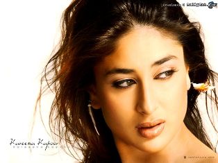 kareena - just a random pic of hers , but cool hair style