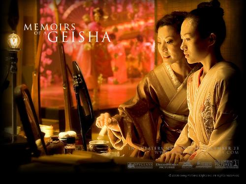 Memoirs of a Geisha - Photo taken from the Movie Menoirs of a Geisha. It's the lead Character Sayuri and her mentor Mameha.