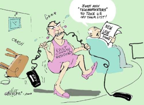 telemarketers are pests? - telemarketers doing their job