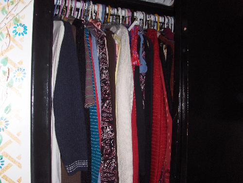 My closet - My Closet full of clothes.. and this pic only shows 1/4 of it!