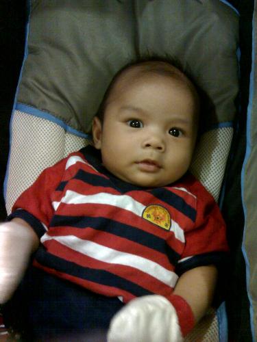 My cute little baby - this mmy first baby (son). huhuuhu!
