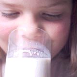 boy drinking milk - milk - a healthy drink...