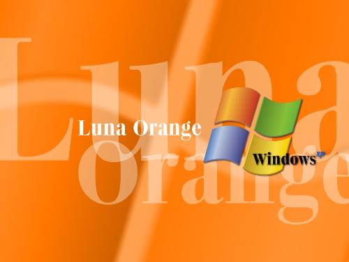 desktop wallpaper - luna orange