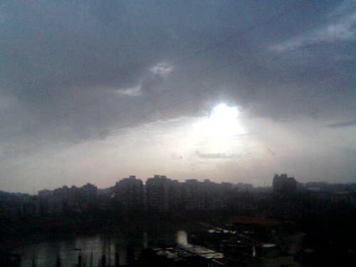 cloud and sun-natures play - a beautiful,mystic combination of sun rays passing through the cloud
