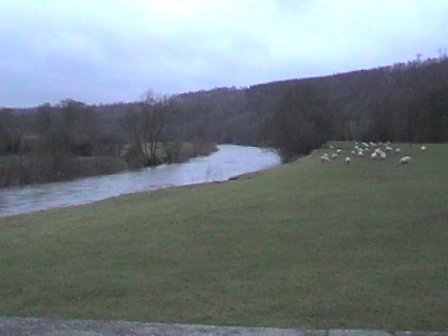 River Usk - Near the Roman Barracks and Fortress Museum in Caerleon, Wales.