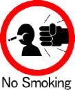 no smoking - a rather hilarious 'no smoking' sign