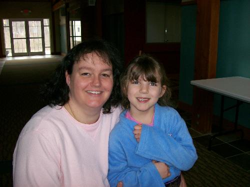 Me and my Daisy - Sarah and I had a great time at our Thinking Day event. Japan was an awsome country to represent.