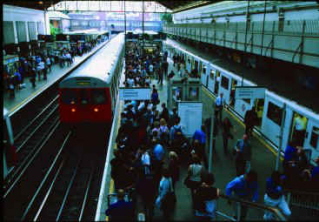 london - train station