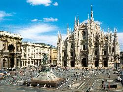 milan - view of the square