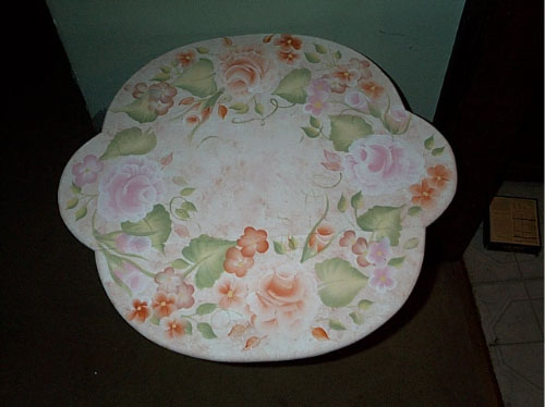 A one stroke table - This is a table that I taught in one of my one stroke classes