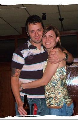 My Hunny and Myself - We were at a friends graduation dinner party