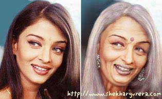 Now - n - then - Ashwariya roy after a few more years...