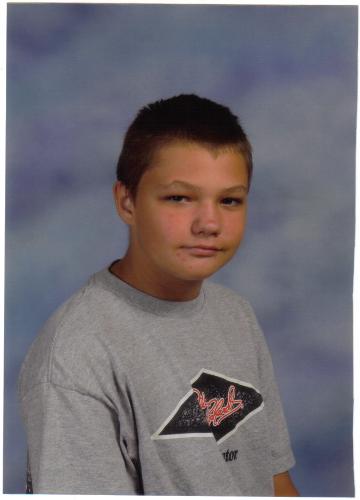 My oldest son - This is Daniel. He is in the 7th grade.