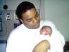 Little Antonio and Dad - My latest gr-grandchild. Have not seen him yet, but he looks a lot like his mom. 1 day old.