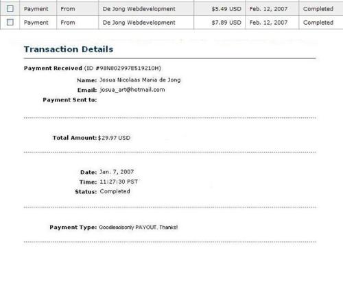Media Dollarz - Media Dollarz Paypal Payment Proof