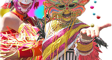 Maskarra  - Maskarra Festival, an exciting festivity involving parades and performances by the people of Bacolod City using highly creative and designer masks