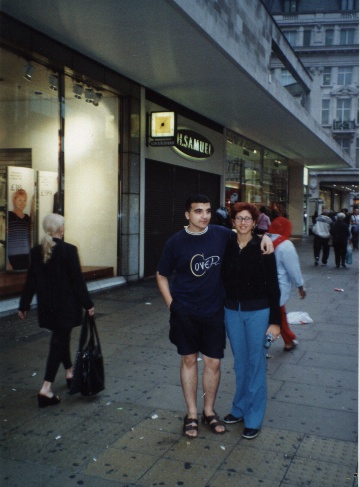 Valentina in London streets - My girl friend in london street