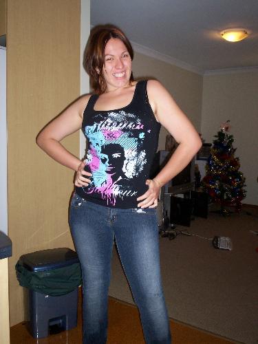 me after i lost the weight - I was very happy this day, i fit into my old jeans again!