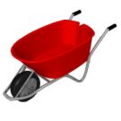 Wheelbarrow - Why pay for one of these when you can save money with the idea above?