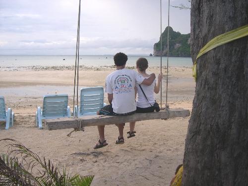 Me and my love see our future toghether - On the beach on Phi Phi Island, Thailand, 2006. Me and my love see our future toghether - On the beach on Phi Phi Island, Thailand, 2006.
