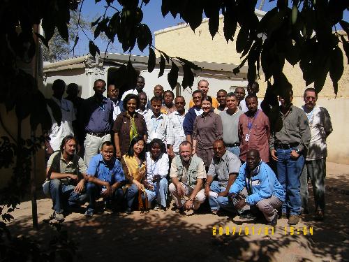 My personal United Nations - On this picture you see my colleagues and myself working in a huge humanitarien operation in Darfur/Sudan. We are from Italy, Spain, Switzerland, Sweden, Colombia, Sudan, France, Ethiopia, Nepal, Irak, Yemen, Malayisia, United Kingdom, Kenya, Bosnia, Somalia, China, Angola and Denmark.