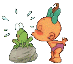 Kiss a frog today - Kissing a frog. Just might turn out to be a prince.