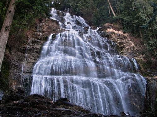 Bridal Veil Falls. - These are the 6th Highest falls in Canada and they&#039;re breathtaking! The best time to see them is Early Spring, when the snowpack starts to melt off the mountains.