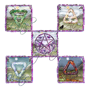 The Four Elements - Artwork of the Four Elements/Quarters