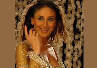 latest  - this is the latest picture of kareena from the promotional video of the movie starring ayesha and tushar kapoor .