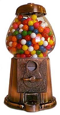 bronze gumball machine - gumball machine