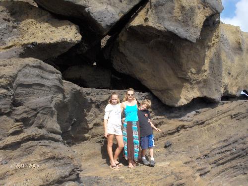 da beach cliffs - at the beach
