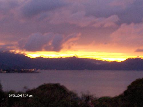 sunset on kaneohe bay - sunset over kaneohe bay, oahu