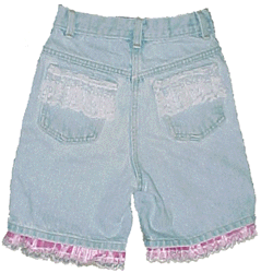 Decorated Jeans Shorts - decorate your children&#039;s jeans they will simply love these
