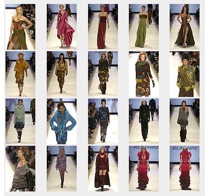 project runway - the dresses from the famous reality tv show...