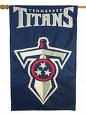 Tennessee Titans Flag - Many homes in Tennessee sport this flag honoring their team: The Tennessee Titans. This is a fantastic team with the ability to take it all the way.