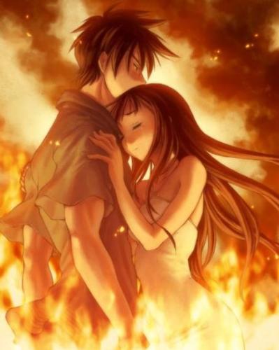 Passion - Standing in the flames to save the one you love.