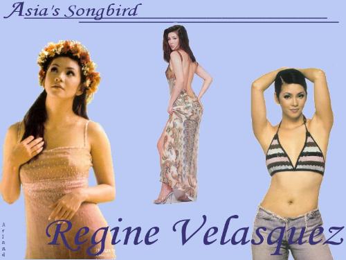 Asia's Song Bird - Regine Velasquez - tagged as Asia's Song Bird, a multi-awarded actress, multi-platinum selling recording artist. Well known for her belting prowess which has been noted for its local range, power, technicalability and also versatility reinvention. Asia's Song Bird - Regine Velasquez - tagged as Asia's Song Bird, a multi-awarded actress, multi-platinum selling recording artist. Well known for her belting prowess which has been noted for its local range, power, technicalability and also versatility reinvention.