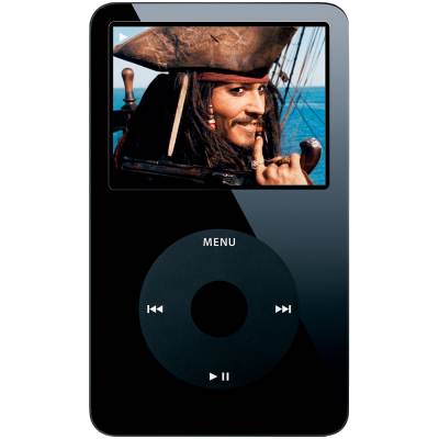 80 GB iPod - This is a black 80 GB iPod, just like mine.