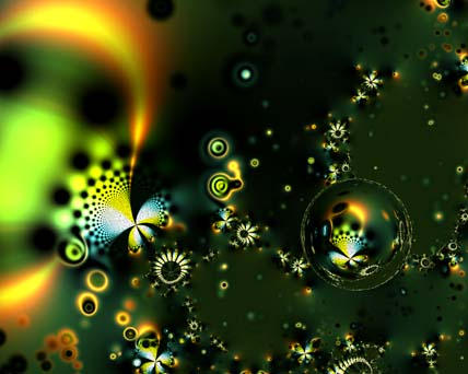 Fractal Galaxy - Another work of art generated with fractal geometry.