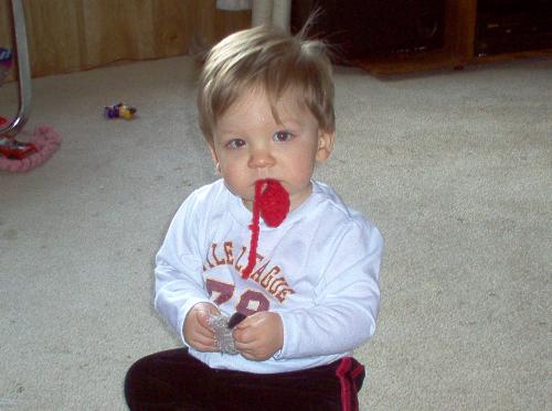 My grandson 14 mos - He is the absolute joy of my life!