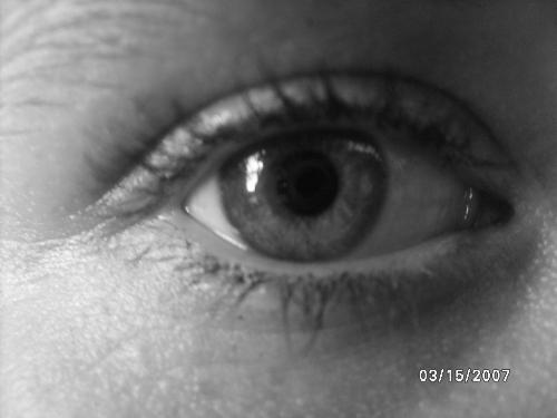 Photography - Eye in black and white